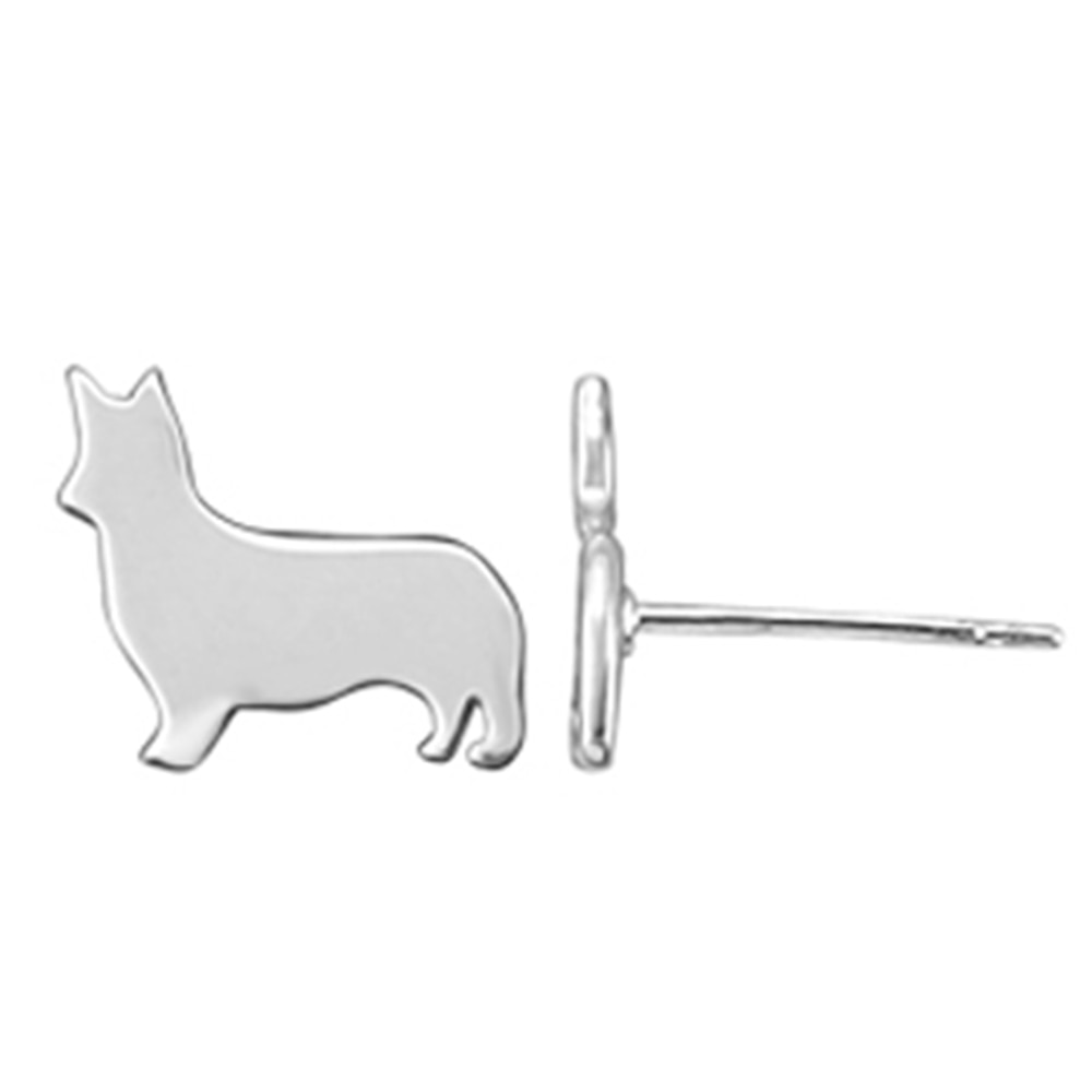 Boma, Sterling Silver, Earring, Dog